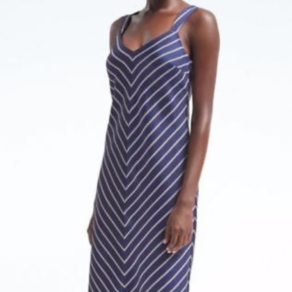 LAST CALL - $12 Banana Republic- Nautical Style MIDI Dress (8)